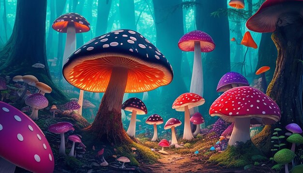 Fantasy mushrooms