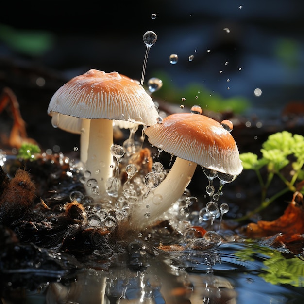 Photo fantasy mushrooms