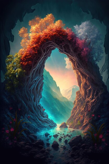 fantasy nature background