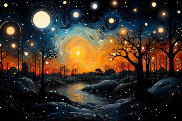 Fantasy Night Canvas 29