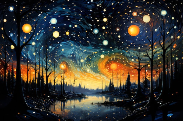 Fantasy Night Canvas 52