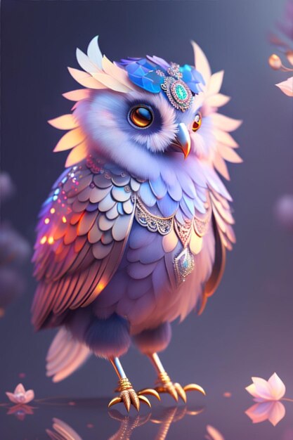 Photo fantasy owl