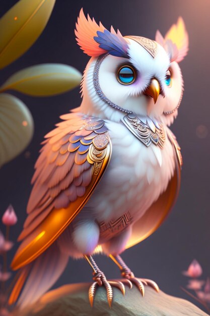 Photo fantasy owl