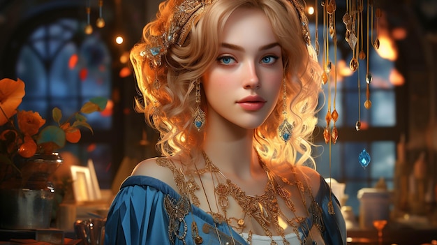 fantasy portrait HD wallpaper photographic image