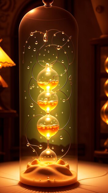 Premium AI Image | fantasy sandglass wallpaper