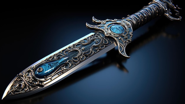 Photo fantasy sword hd 8k wallpaper stock photographic image