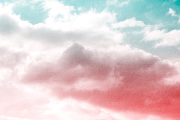 Photo fantasy and vintage dynamic cloud and sky with grunge texture for background abstract