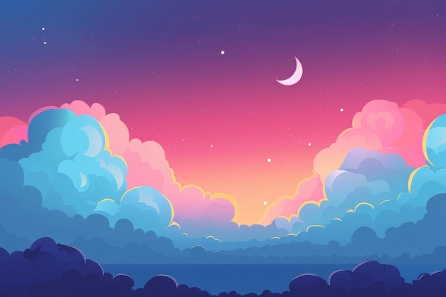 fantasy world sky background