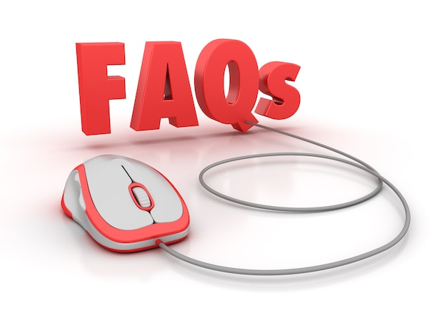 FAQs 3D Word with Computer Mouse