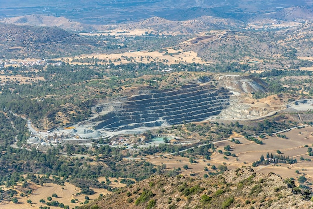 Not far from the city of Limassol in the quarry there will be work on the extraction of minerals