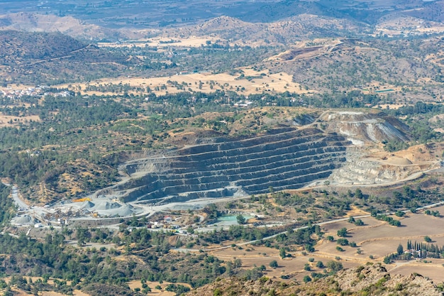 Not far from the city of Limassol in the quarry there will be work on the extraction of minerals