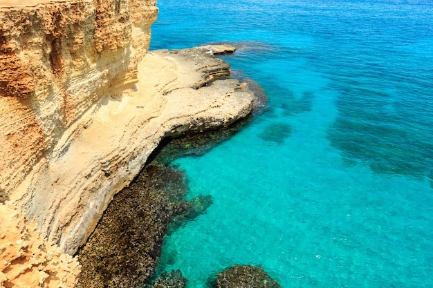 Photo faraglioni at torre sant andrea italy