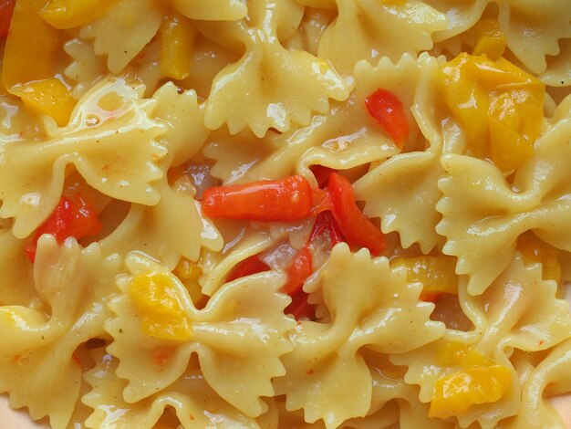 Farfalle pasta food