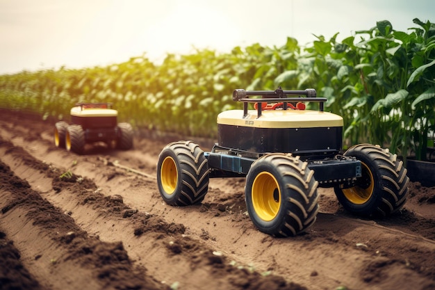 Farm agriculture robot Generate Ai