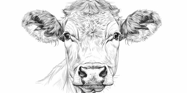 farm animals cow on a green pasture farm rural idyll and nature
