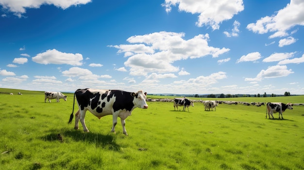 Farm cow field