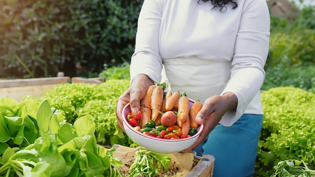 Farm fresh vegetables and fruits