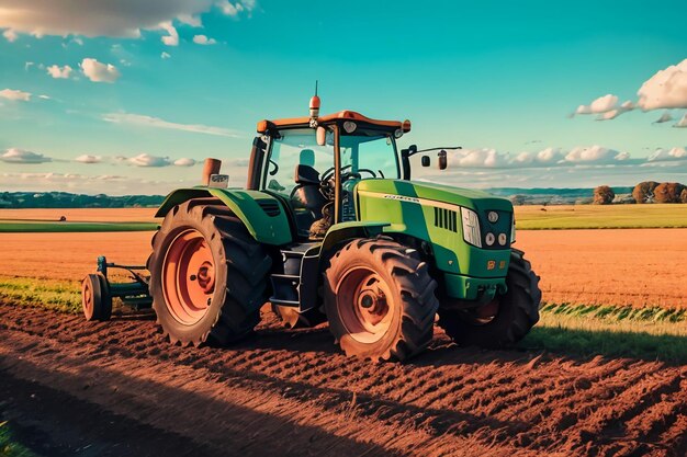 Foto attrezzature agricole meccanizzate carta da parati sullo sfondo