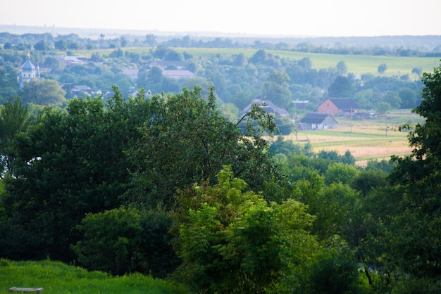 A farm in the mountains