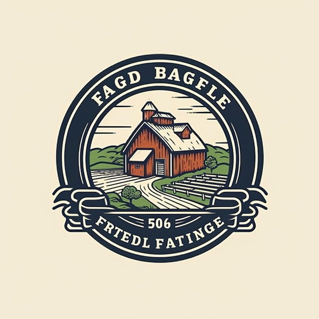 farm vector logo