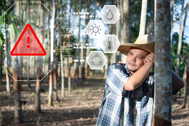 Фермер-агроном Каучуковая плантация с низкой урожайностью