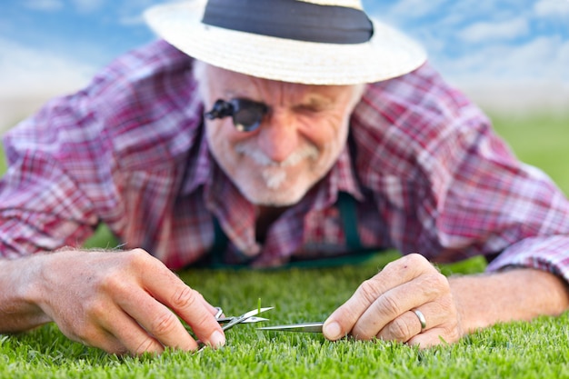 Photo farmer gardener