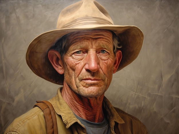 farmers on field farmer portrait ai generated