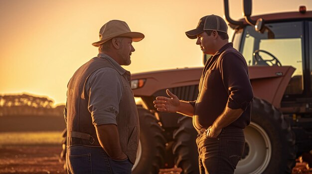 Photo farmers in the field