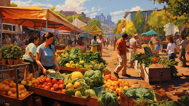 Photo farmers market