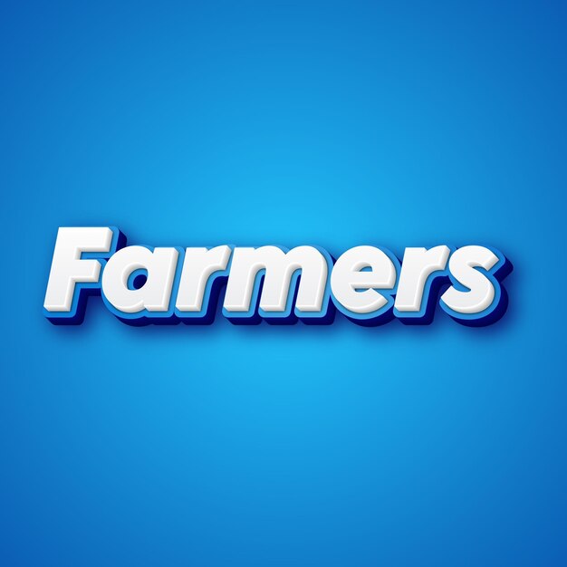 Farmers Text effect Gold JPG attractive background card photo