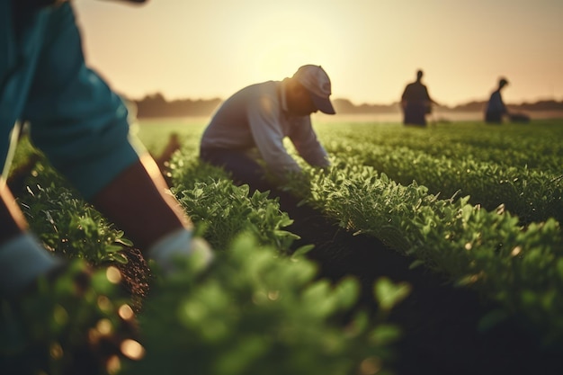 Farmers worldwide come together to plant crops highlighting global agricultural cooperation