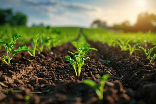 farming field background