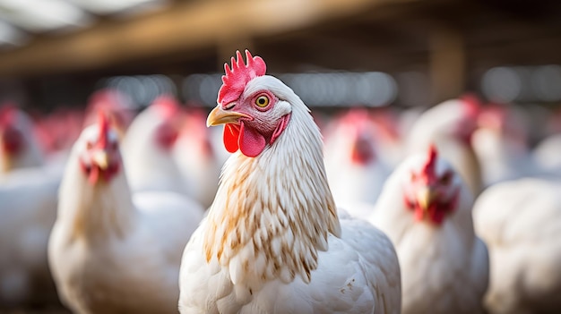 farming focused on chickens and hens