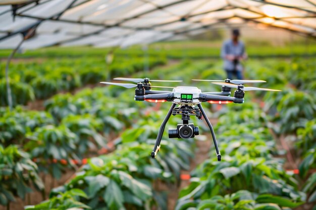 Farming Revolution Enhancing Crop Care with VR AR and Drones