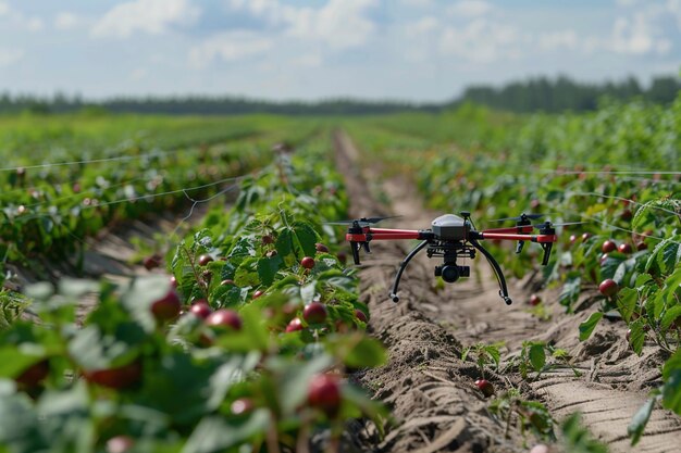 Farming Revolution Enhancing Crop Care with VR AR and Drones