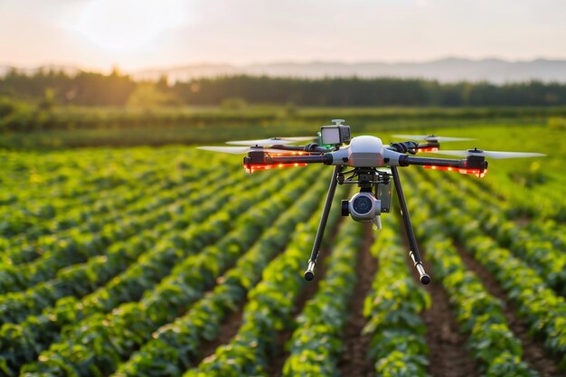 Farming Revolution Enhancing Crop Care with VR AR and Drones