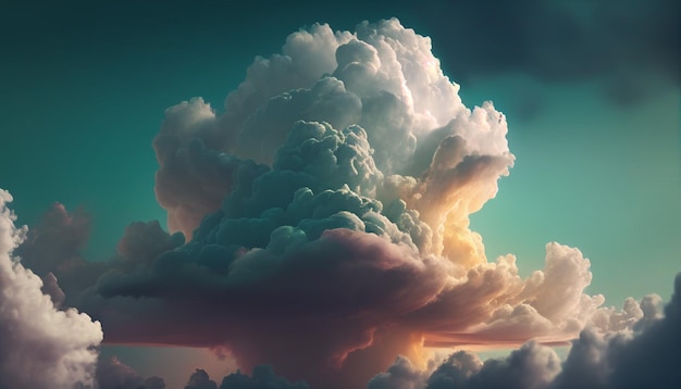 Fascinating sky cloud wallpaper background