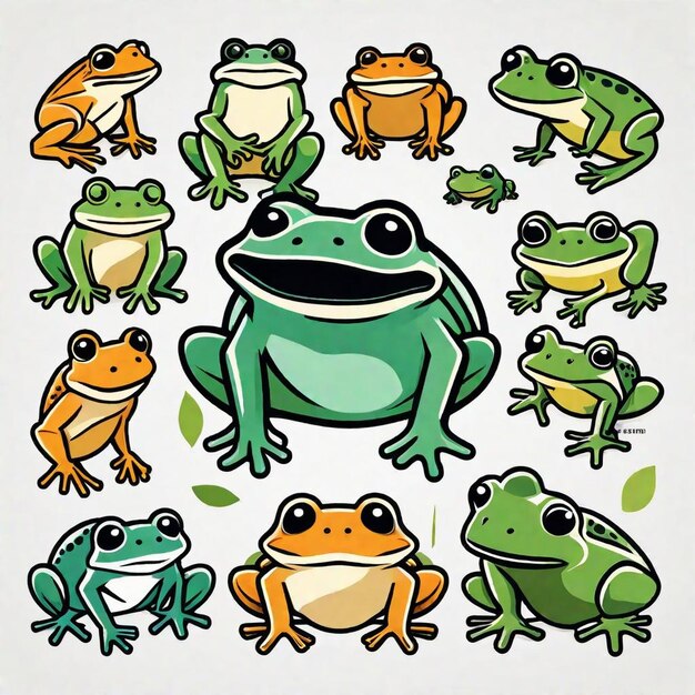 Photo fascinating world of frogs