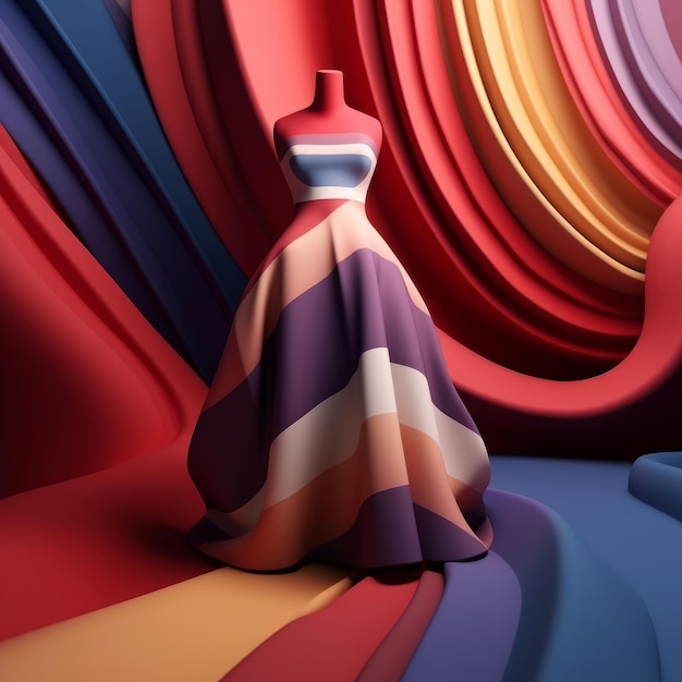 Фото Мода и ткань тема 3d абстрактный фон