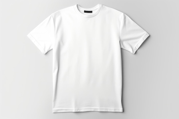 Photo fashion concept blank black and white tshirt mockup for sublimation ai generated