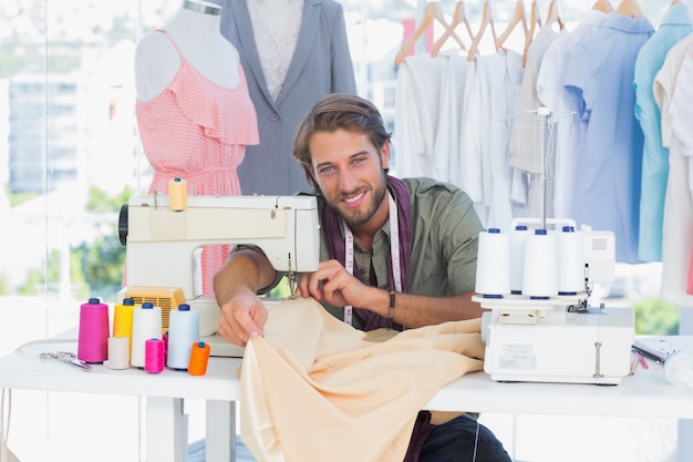 Fashion designer in a creative office