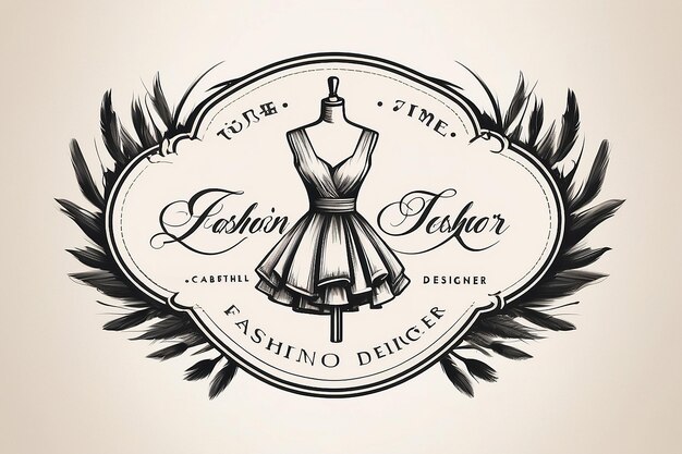 Photo fashion designer logo