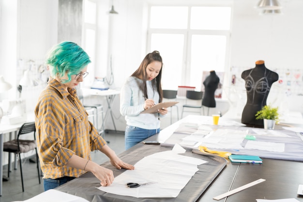 Fashion Designers Working in Atelier