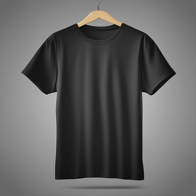 Premium AI Image | Fashion dress mockup clothing black tshirt blank