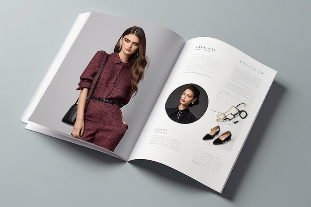 Photo fashion lookbook brochure