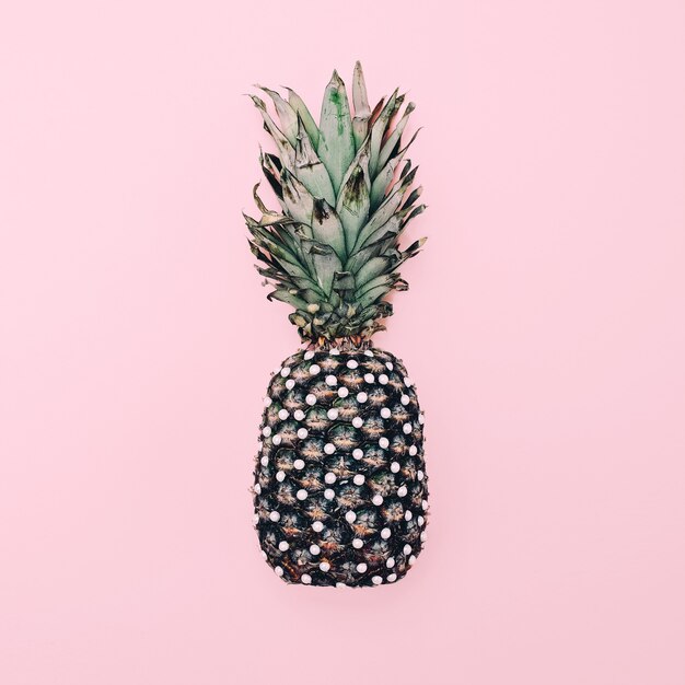 Fashion pearl pineapple. minimal style