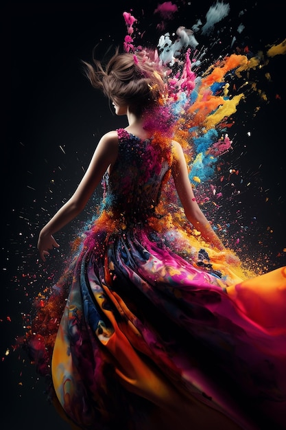 fashion secret background ai generated