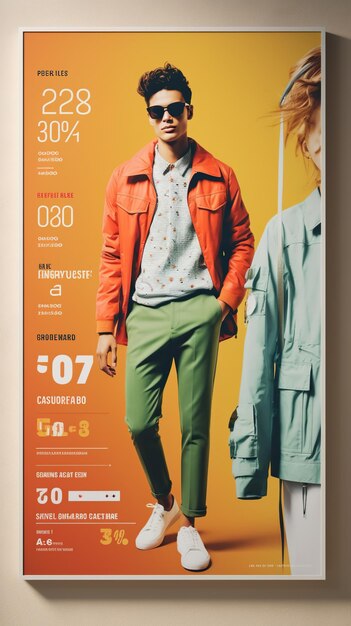 Photo fashion template poster fashion template design poster shopping banner template