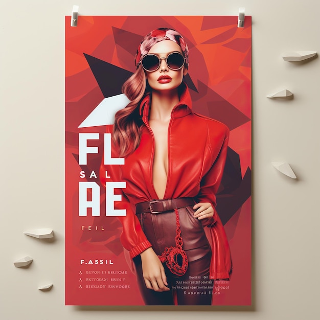 Photo fashion template poster instagram template design advertising mockup social media sale templat