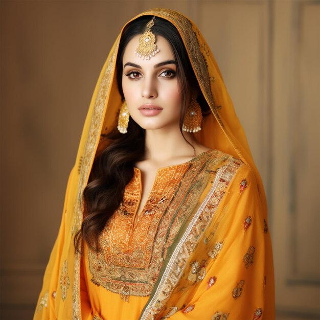 A Fashion women indian and pakistani drass wedding clothing